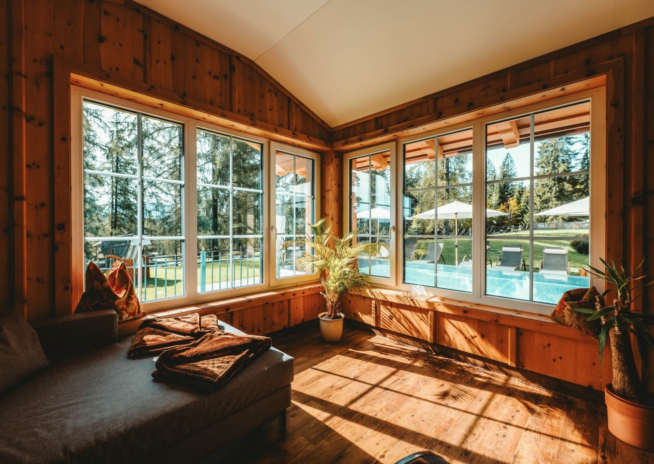 Wellness area with a view