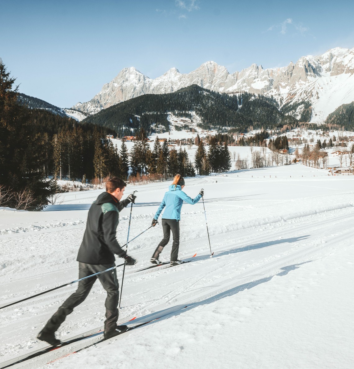 Langlaufen in der Ramsau