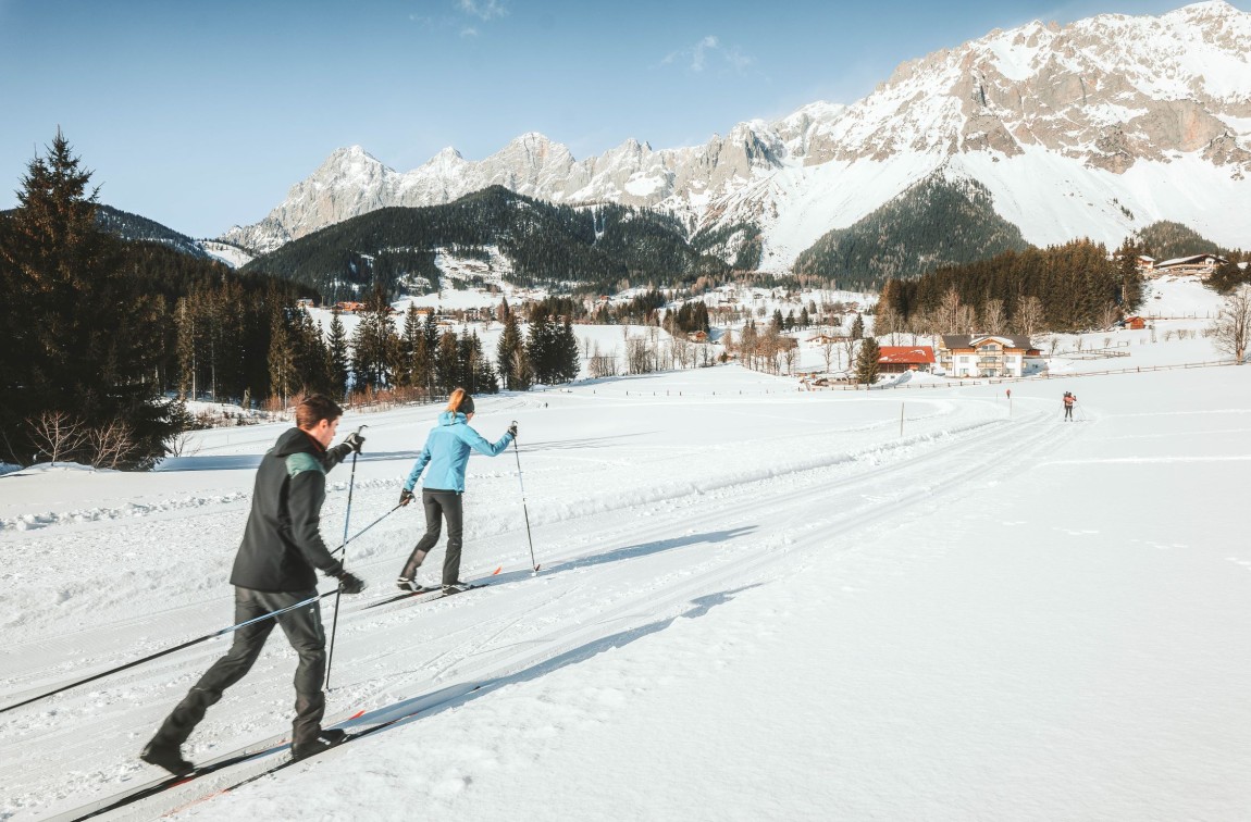 Cross-country skiing in Ramsau