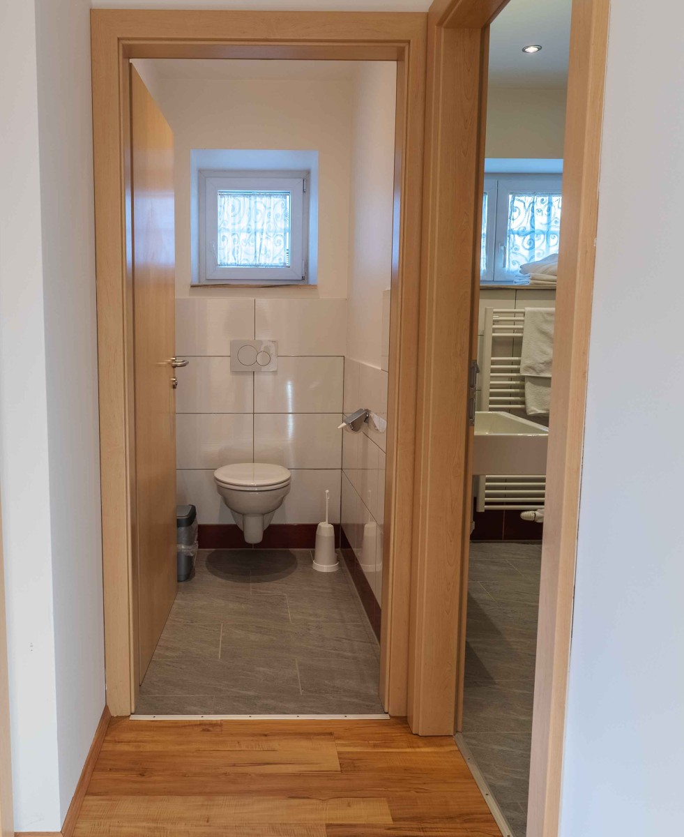 Toilet and bathroom separate 