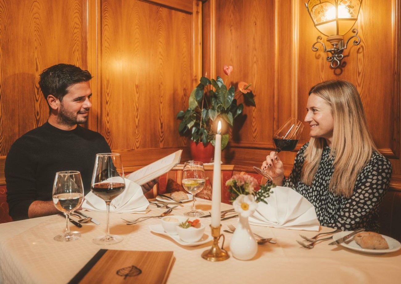 Abendessen im Hotel Lindenhof in Ramsau am Dachstein