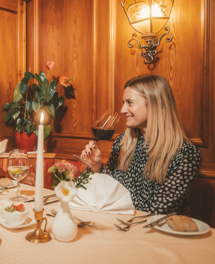 5-course menu of your choice in the evening