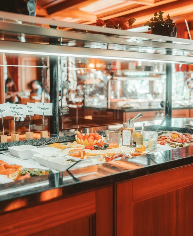 Köstlichkeiten am Buffet