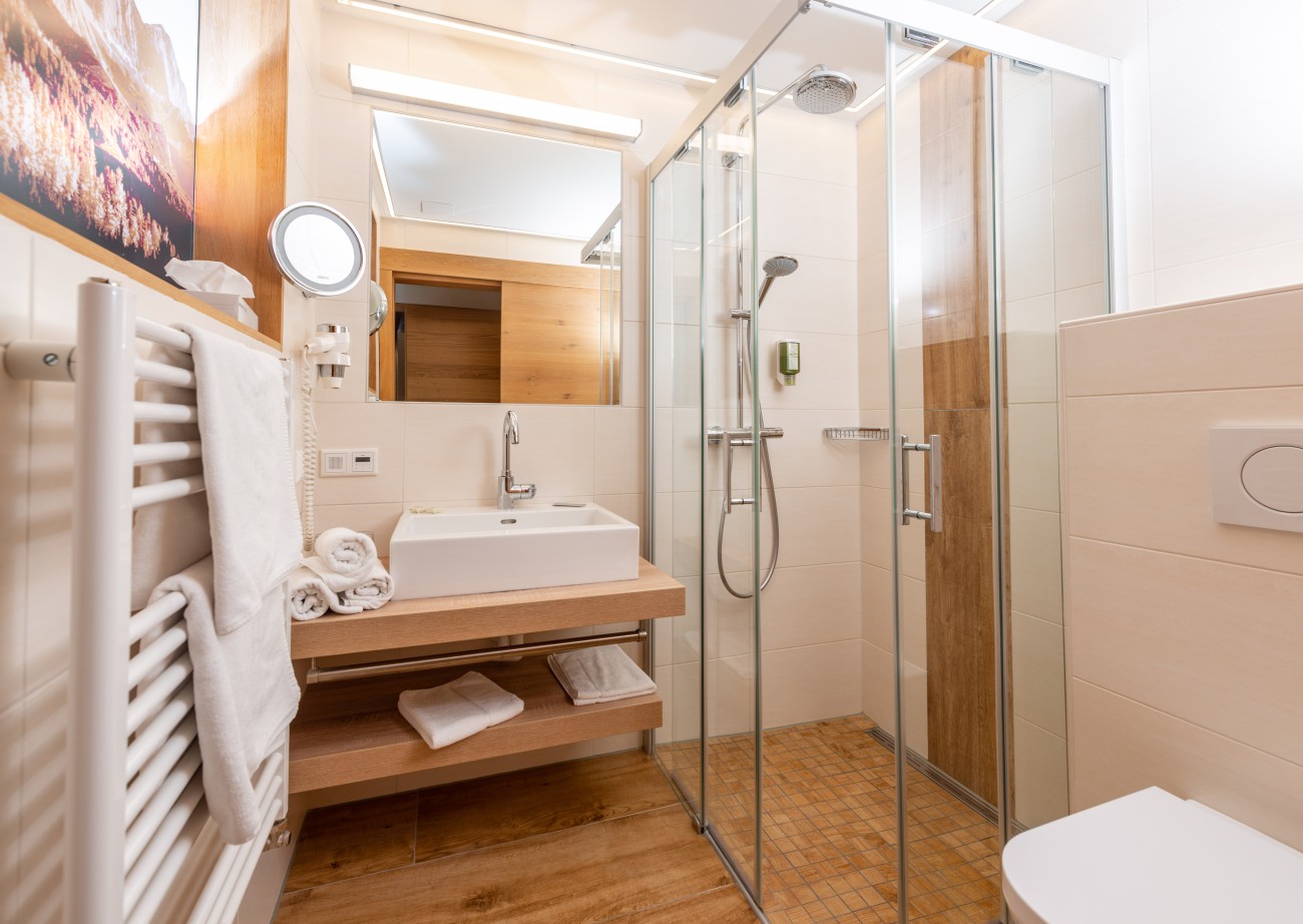 Bathroom in the cosy double room