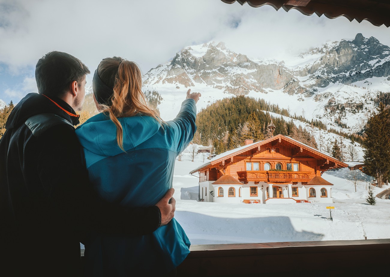 Magnificent mountain panorama directly from the room